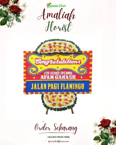 Bunga Papan Congratulation di Gunungmas